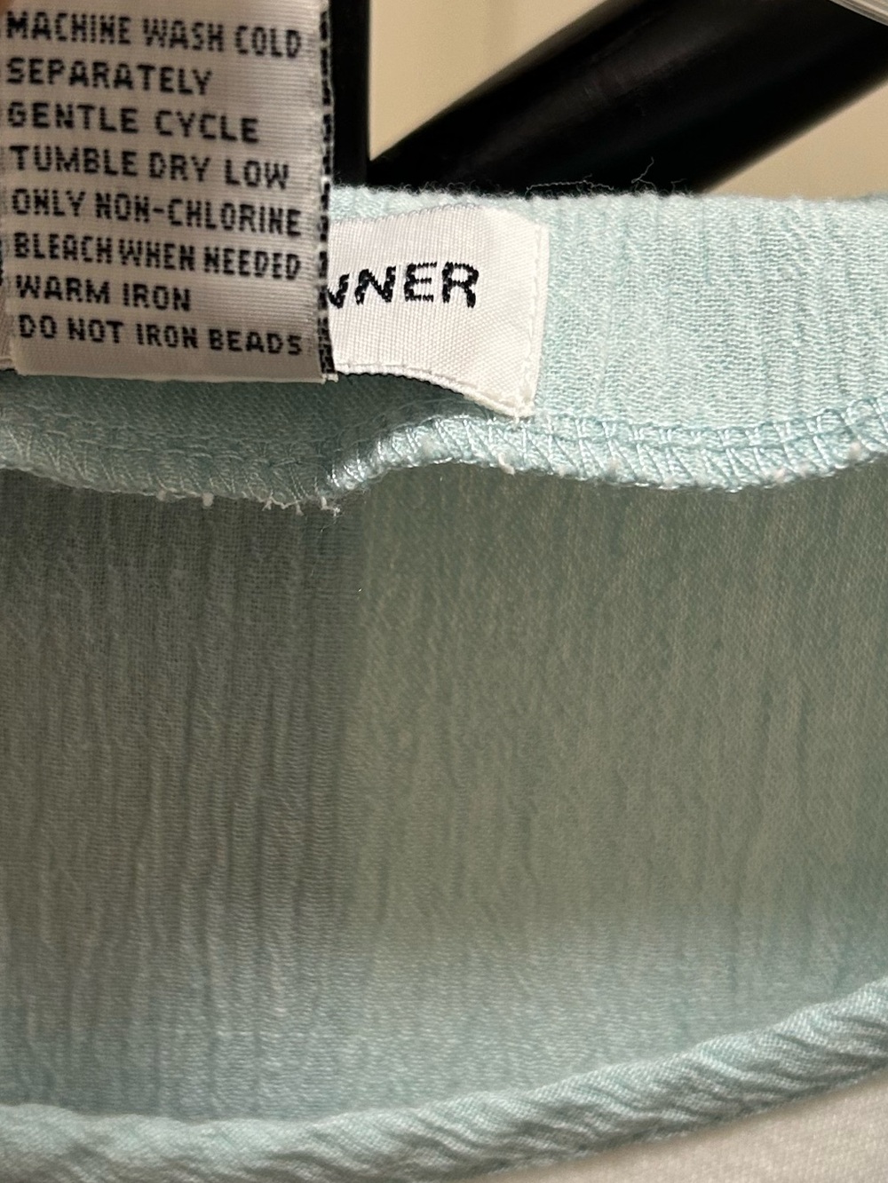 Alfred Dunner Pastel Patchwork Button-Front Top - Picture 8 of 9